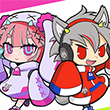 うるふんとラビにゃん (ガシャーン)
